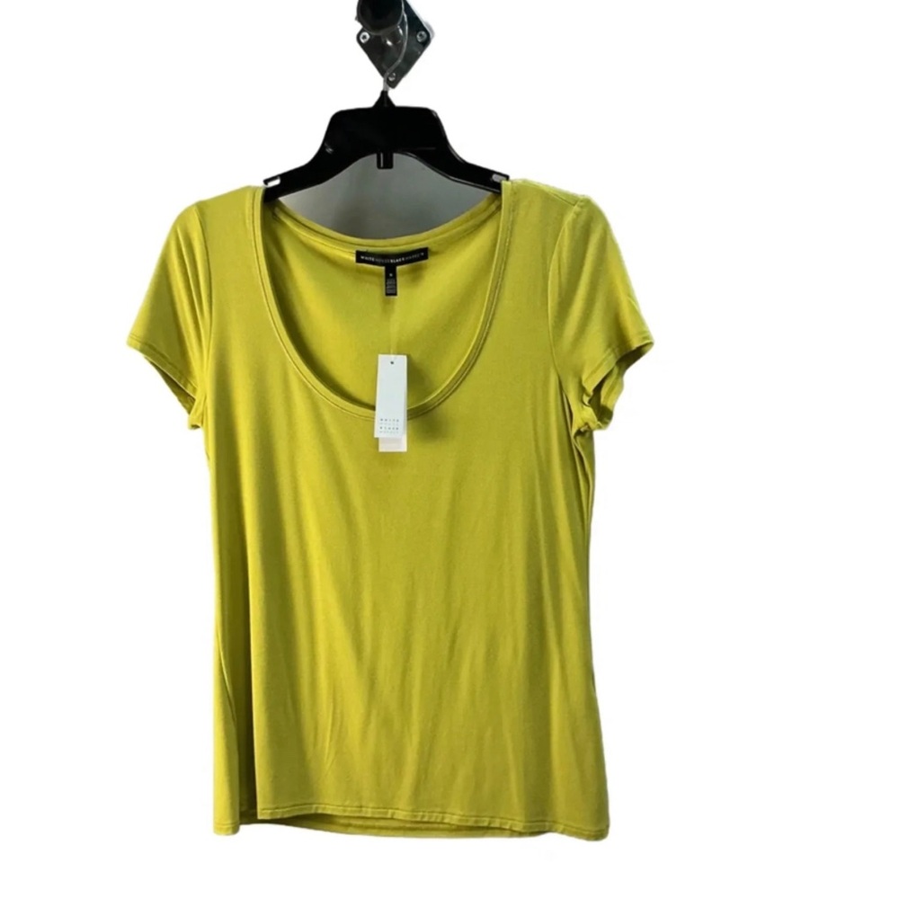 WHBM Bright Yellow Bergamot Women's Top medium